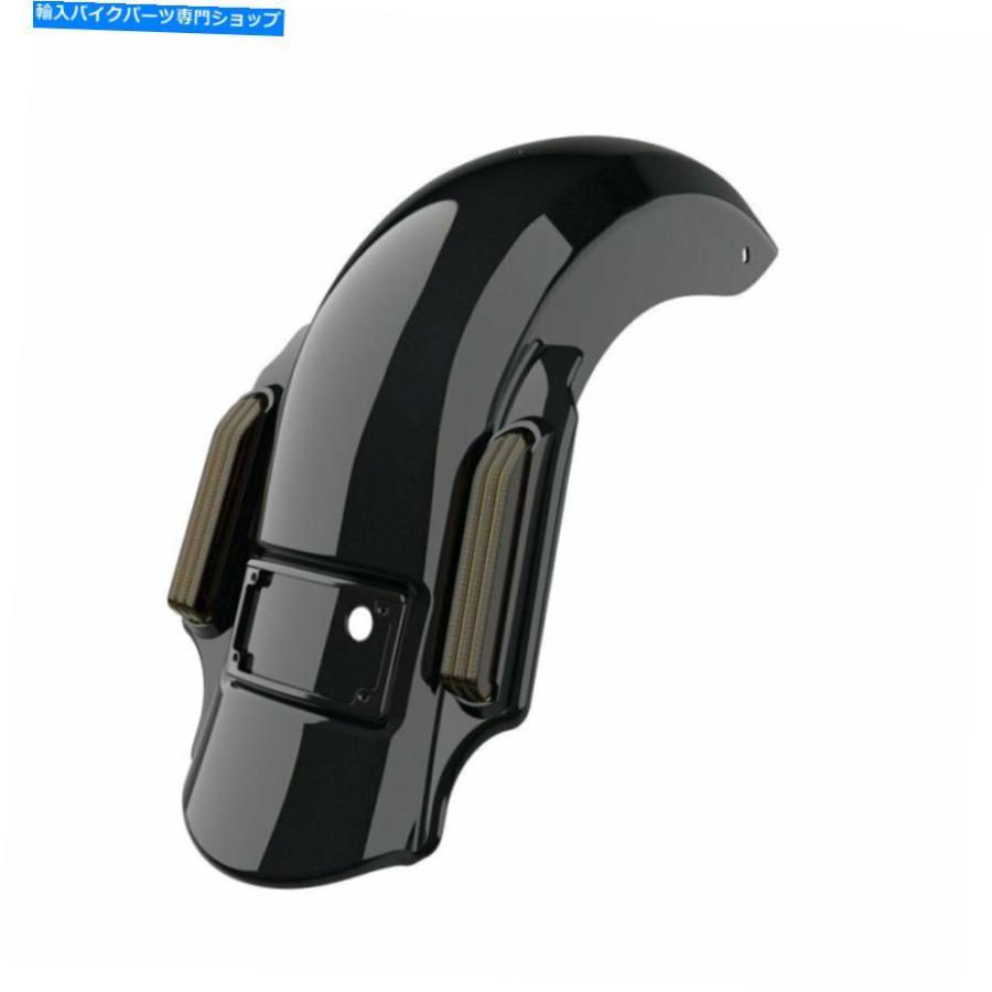 クロームパーツ 真夜中のパールドミネーターストレッチリアフェンダーフィットハーレー2009-2013 Midnight Pearl Dominator Stretched Rear Fender Fi