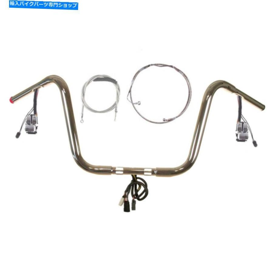 クロームパーツ 1 1/4 \"Chrome 13\" PREWRIANDハンドルバーキット2011-2013ハーレーロードグライドウルトラW / ABS 1 1/4\" Chrome 13\" Prewired Handle