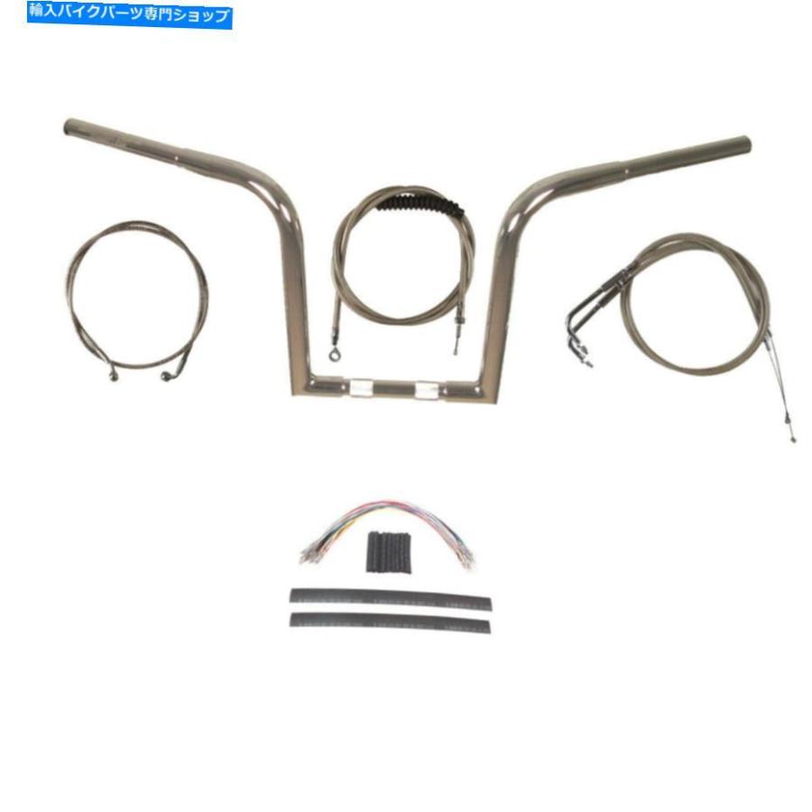 クローム部分品 1 1/4 \"Chrome Wild 1 WO612 12\"" APEハンガー一揃いの道具2011-2015ハーレーソフテイルなしABS 1 1/4\"" Chrome Wild 1 WO612 12\"" Ape Hanger" 車、バイク、自転車-バイク