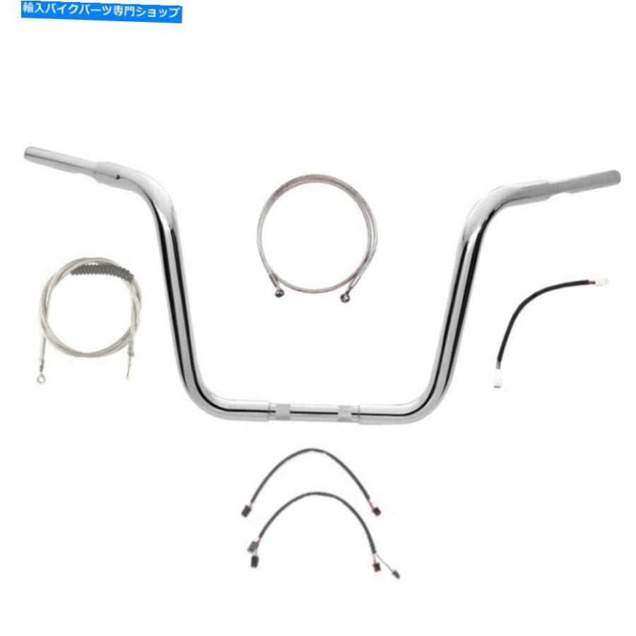 クローム部分品 1 1/4 \"Chrome Wild 1 WO502 12\"" APEハンガー一揃いの道具2016-2017ハーレーソフテイルなしABS 1 1/4\"" Chrome Wild 1 WO502 12\"" Ape Hanger" フレーム-バイク