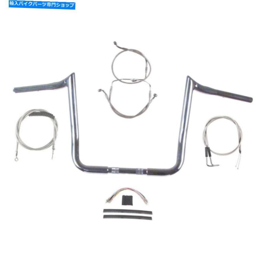 クローム部分品 1 1/4 \"Chrome 13\"" Primeapeハンドルバーキット1996-2006ハーレーエレクトラストリートグライド 1 1/4\"" Chrome 13\"" PrimeApe Handleba" 車、バイク、自転車-フレーム-バイク