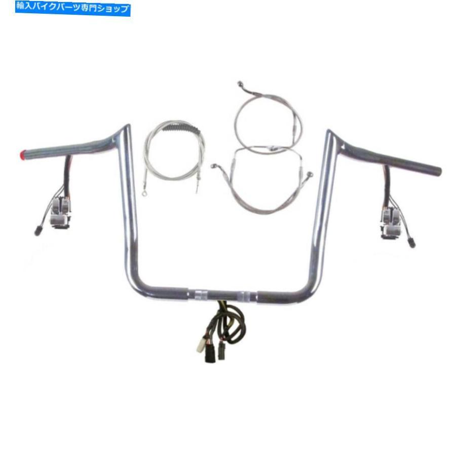 クロームパーツ 1 1/4 \"Chrome 13\" PRIMEAPE PREAPE KIT 2008-2013ハーレーエレクトラグライドなしABS 1 1/4\" Chrome 13\" PrimeApe Prewired Kit 2008