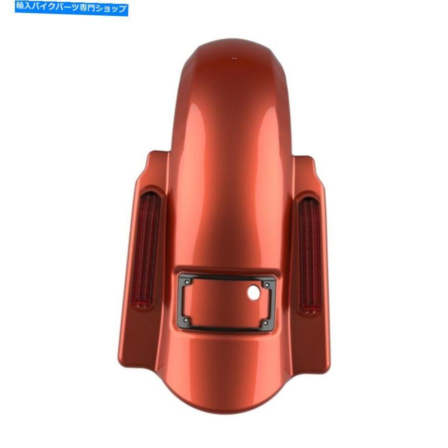 クロームパーツ セドナオレンジドミネーターストレッチリアフェンダーなしカットオブハーレー2009-2013 Sedona Orange Dominator Stretched Rear Fend