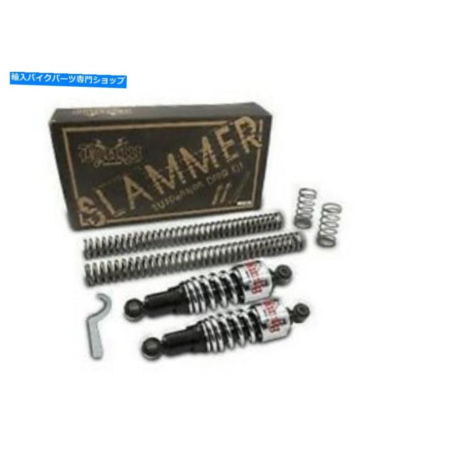 クロームパーツ ハーレーダビッドソンツーリング（1980年） Burly Chrome Slammer Suspension Drop Kit for Harley Davidson Touring (1980-Up)