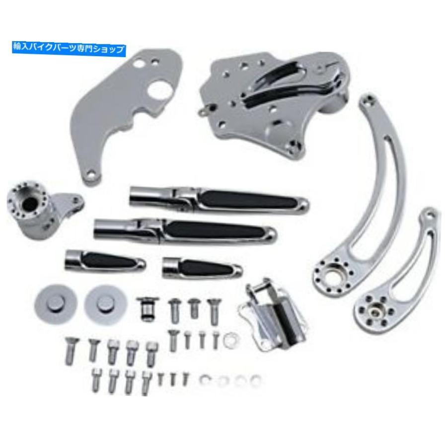 クロームパーツ スロット付きレバーを持つホウフォワードコントロールキット拡張+ 2-1 / 2 \"クロムFCKF14CEFRS Hawg Forward Control Kit with Slotte"