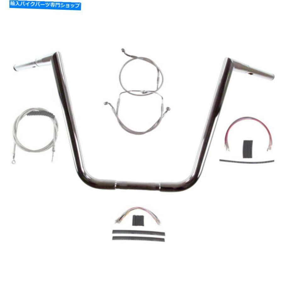 クローム部分品 1 1/4 \"Chrome 16\"" Jarheadハンドルバーキット2008-2013ハーレーロードグライドキングなしABS 1 1/4\"" Chrome 16\"" Jarhead Handlebar K" フレーム-バイク-車、バイク、自転車