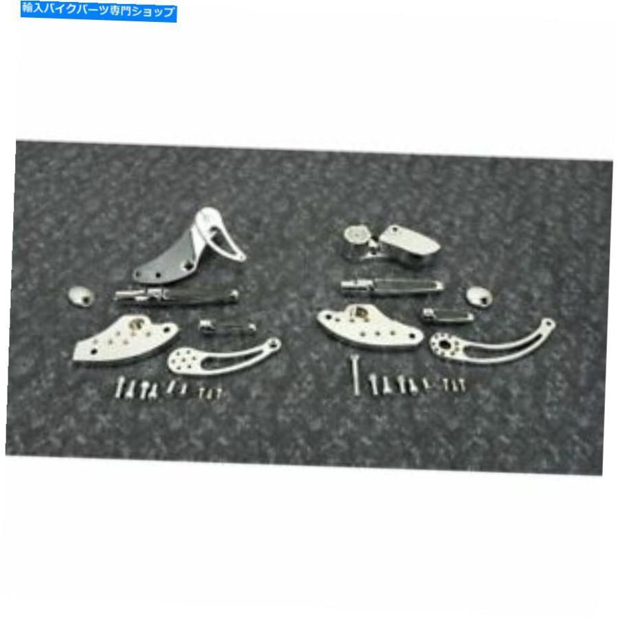 クロームパーツ Hawg Halters Inc. Chrome W /スロットレバーフォワードコントロールキット - FCK-S18C-FR-S Hawg Halters Inc. Chrome w/Slotted Lev