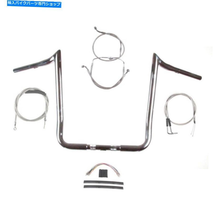 クローム部分品 1 1/4 \"Chrome 16\"" PRIMEAPEハンドルバーバーキット2007ハーレーエレクトラストリートグライド 1 1/4\"" Chrome 16\"" PrimeApe Handlebar" バイク-車、バイク、自転車-その他フレーム関連用品