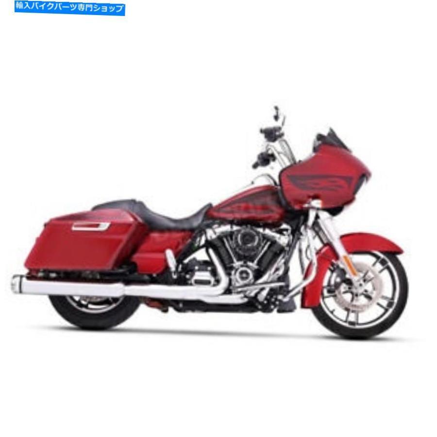 クロームパーツ Rinehart Chrome 4.5 \"MotoPro 45スリップオンマフラーW / Chromeエンドキャップ - 500-0110 Rinehart Chrome 4.5\"" Motopro 45 Slip-O"