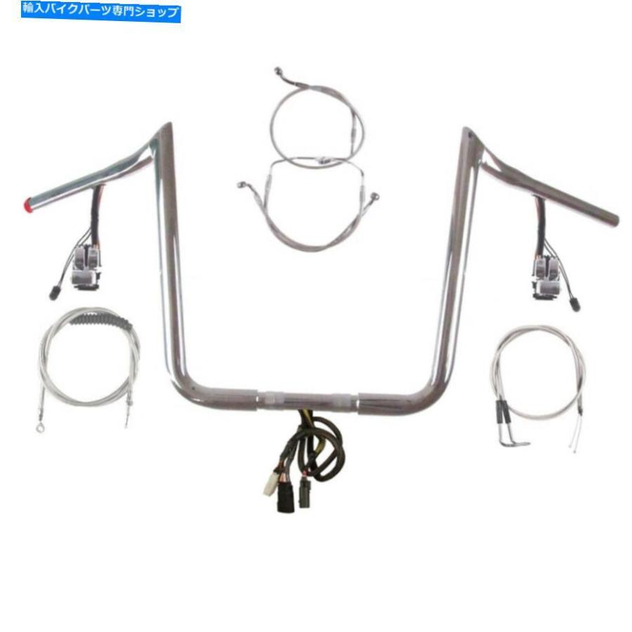 クロームパーツ 1 1/4 \"Chrome 16\" PRIMEAPE PREAPE PREWRIAND BAR KIT 1996-2006ハーレーロードキングW /クルーズ 1 1/4\" Chrome 16\" PrimeApe Prewi