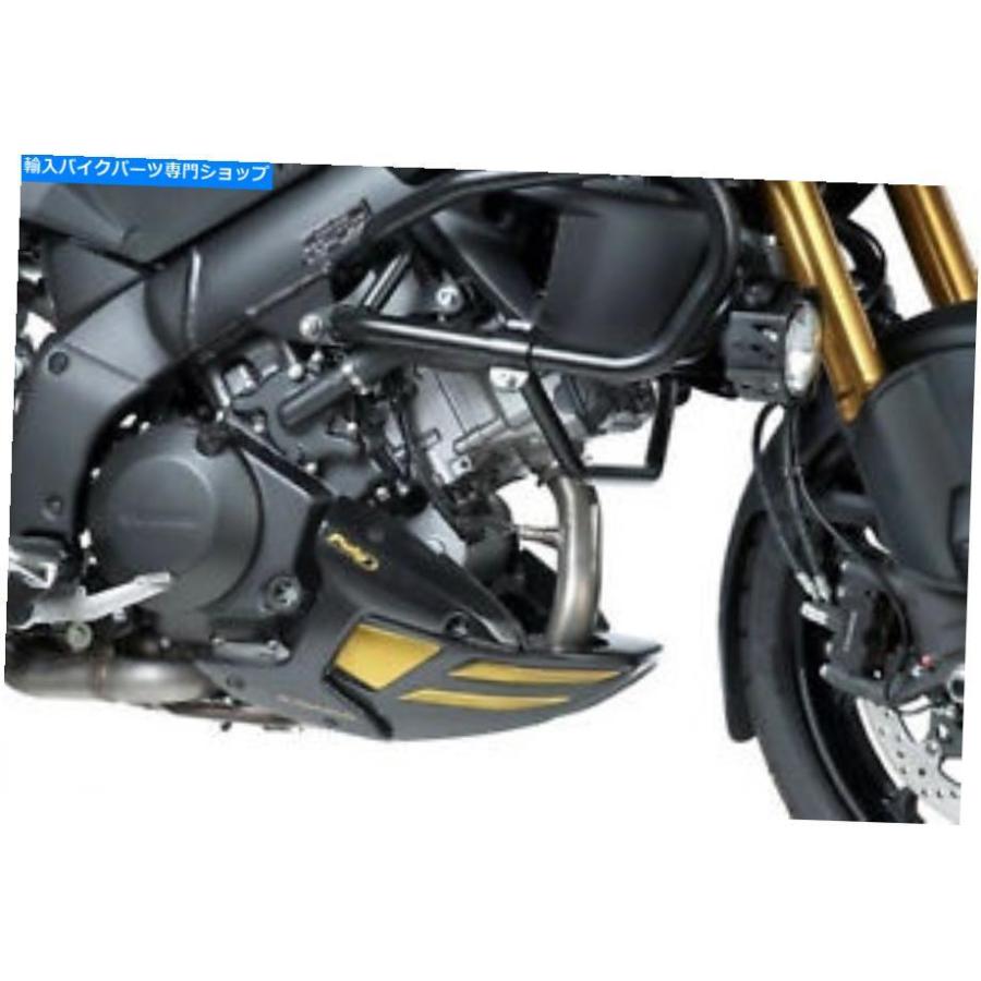 カーボン スズキDL1000 V-Strom 2014カーボンルックのためのPuigエンジンスポイラー PUIG ENGINE SPOILER FOR SUZUKI DL1000 V-STROM 2014 CARBON LOO