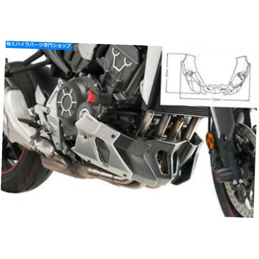 カーボン ホンダCB1000Rネオスポーツカフェ18-20カーボンルックのためのプイグエンジンスポイラー PUIG ENGINE SPOILER FOR HONDA CB1000R NEO SPORTS