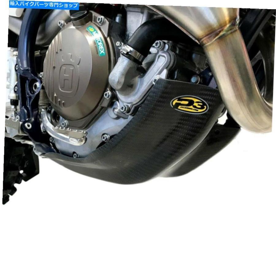 炭素 Husqvarna FC250 2019 P3 Carbon Enduroスキッド本塁用 For Husqvarna FC250 2019 P3 Carbon Enduro Skid Plate フレーム-その他フレーム関連用品