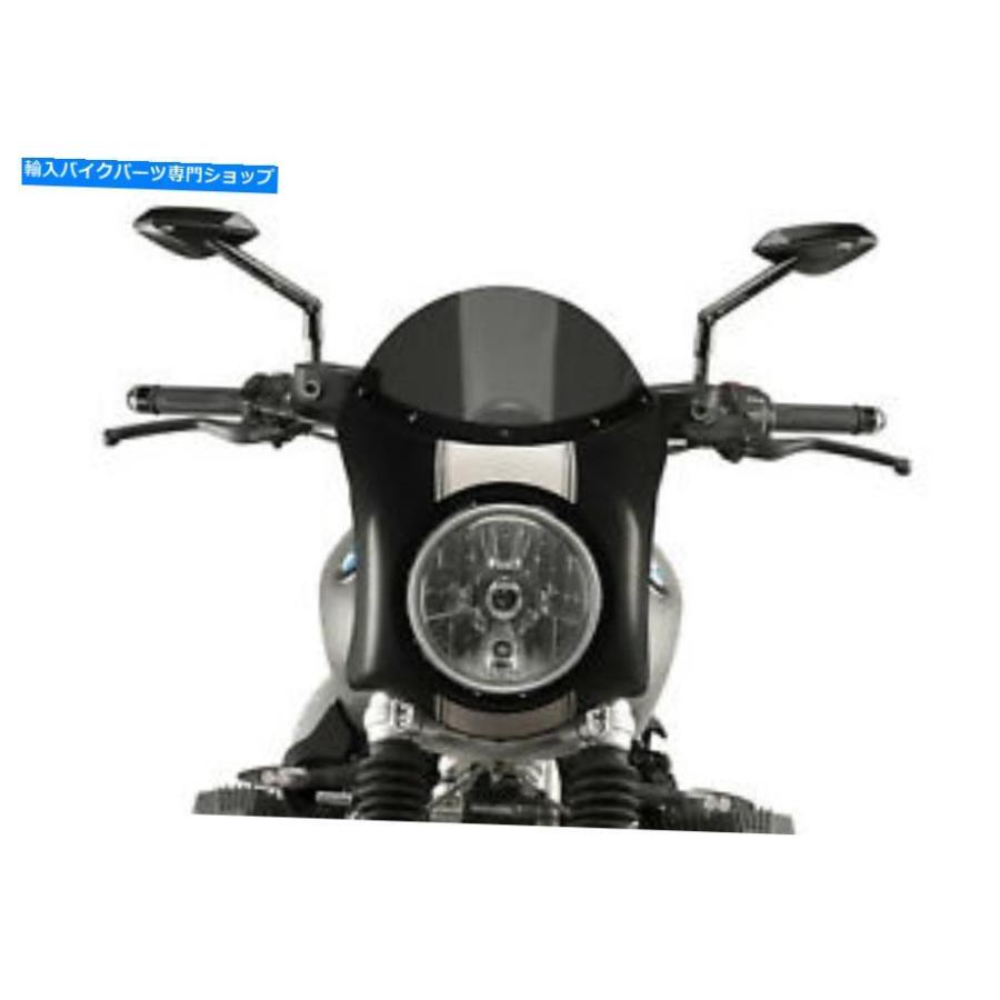 カーボン BMW R 9のためのPuig Windshieldの半分のためのセミングのためのScrambler 16-20暗い煙 - 炭素 PUIG WINDSHIELD SEMIFAIRING FOR BMW R NINE