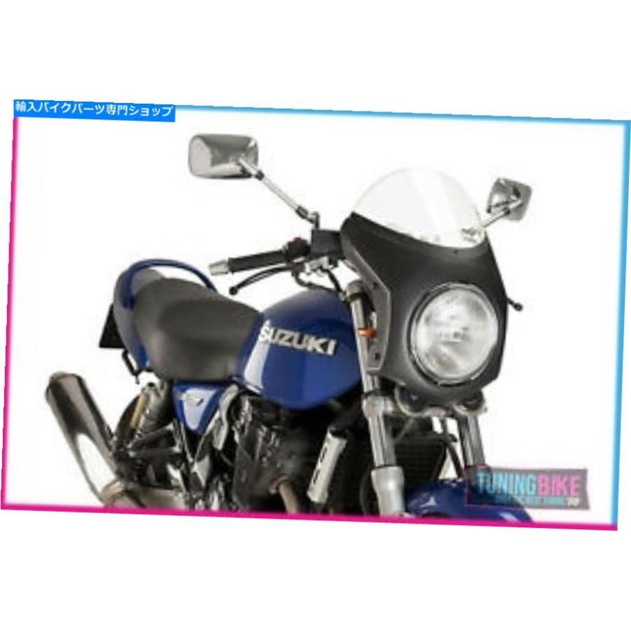 カーボン 双方向ツイン19-21透明 - カーボンのためのプイグフロントガラス半フェアリング PUIG WINDSHIELD SEMI FAIRING FOR TRIUMPH SPEED TWIN 19-2
