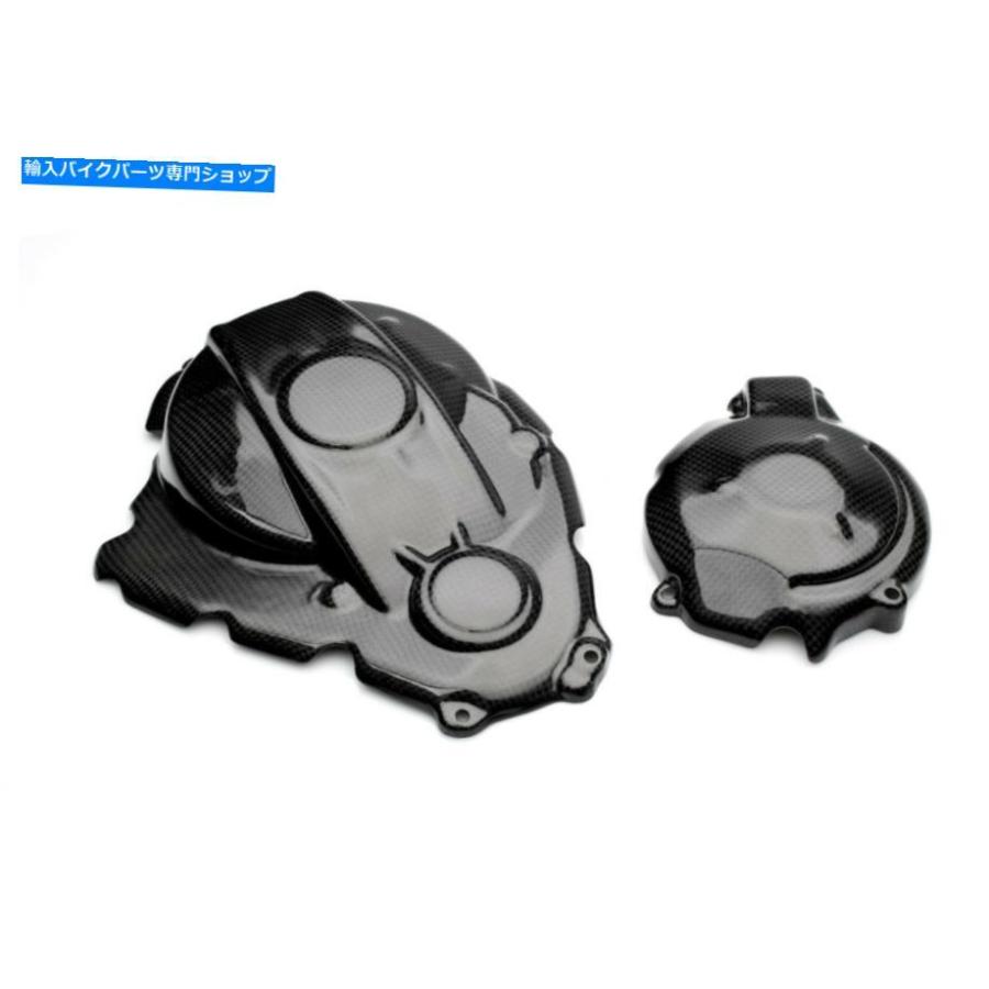 炭素 Suzuki GSXR 1000R 2017-2020カーボン衣料繊維エンジンカバーガード（仕掛ける - 2個） SUZUKI GSXR 1000R 2017-2020 Carbon Fiber Engine Covers Guar 車、バイク、自転車-その他フレーム関連用品-フレーム