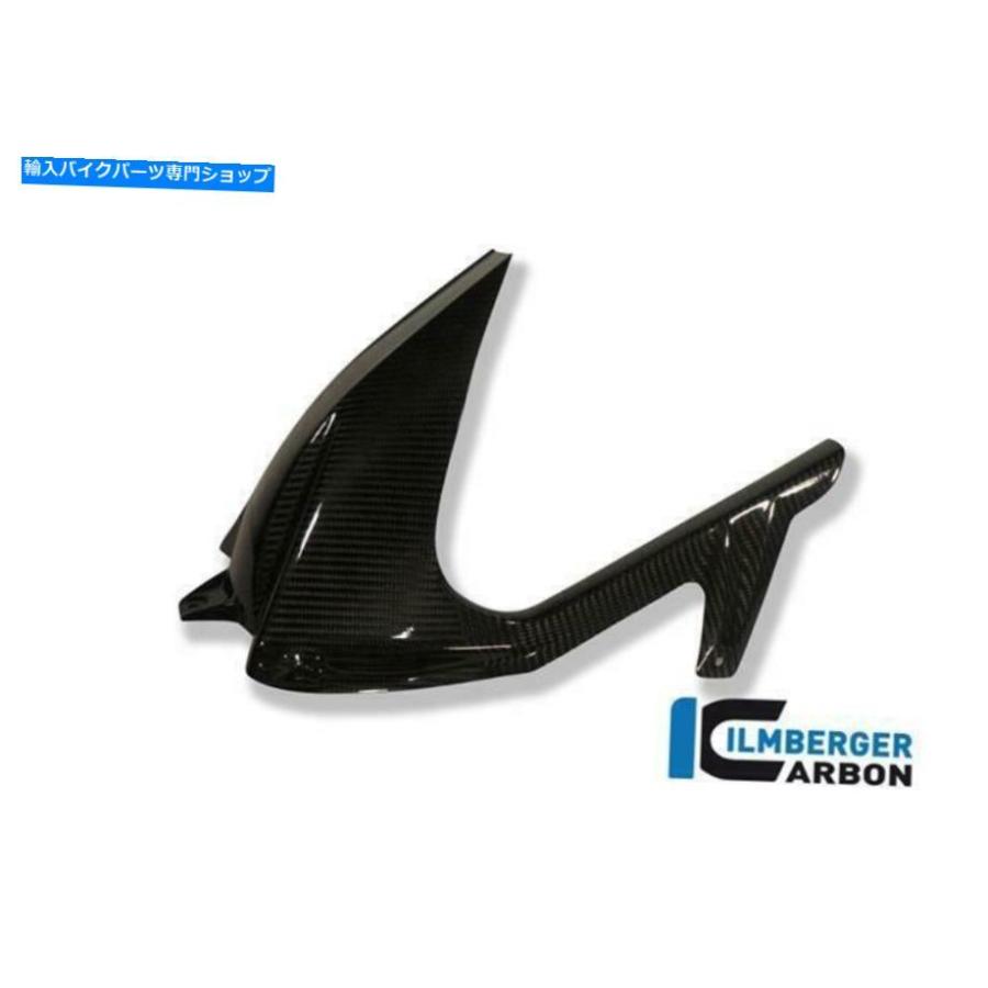 カーボン Ilmberger GlossカーボンファイバーリアハーガームッドガードチェーンガードBMW S1000RR 2009 Ilmberger GLOSS Carbon Fibre Rear Hugger Mu