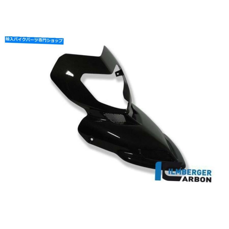 カーボン Ilmbergerカーボンフロントマッドガードヘッドライトカバードゥカティハイパーモタール1100 2007-12 Ilmberger Carbon Front Mudguard Headl