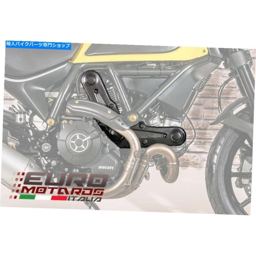 炭素 Ducati Scrambler 800異類異形用CNCレーシングカーボンファイバータイミングベルトカバーマット CNC Racing Carbon Fiber Timing Belt Cov 車、バイク、自転車-その他フレーム関連用品