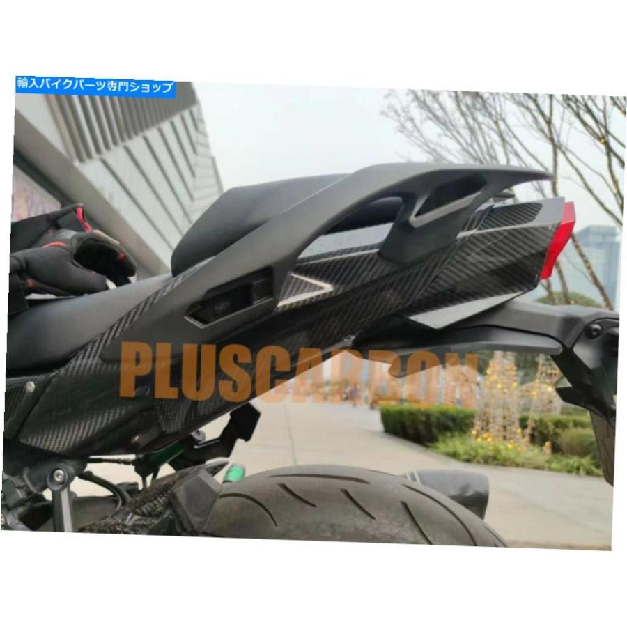 カーボン 川崎忍者H2 SX SEのカーボン繊維テールサイドカバーセット 