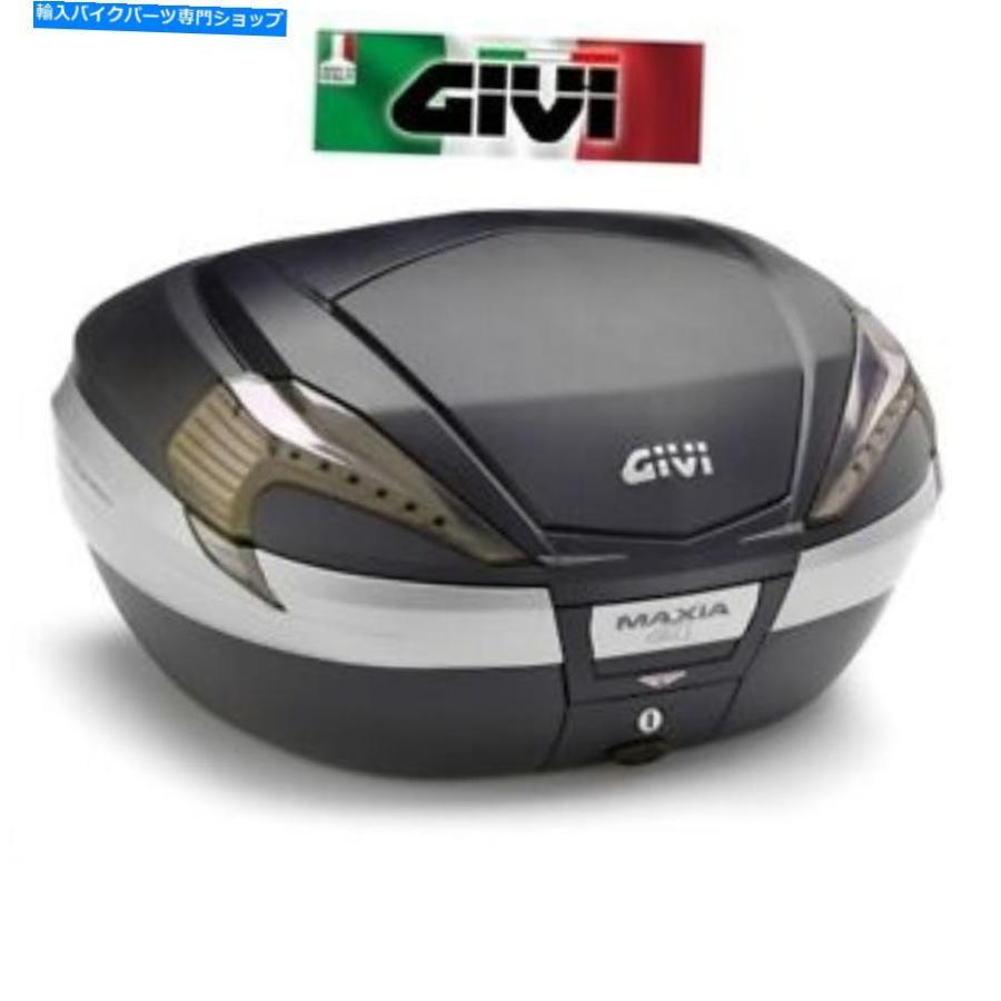 カーボン Bauletto Suitcase V56 Maxia4 RefectorsスモークカバーブラックインサートカーボンGIVI Bauletto Suitcase V56 MAXIA4 Reflectors Smoked C