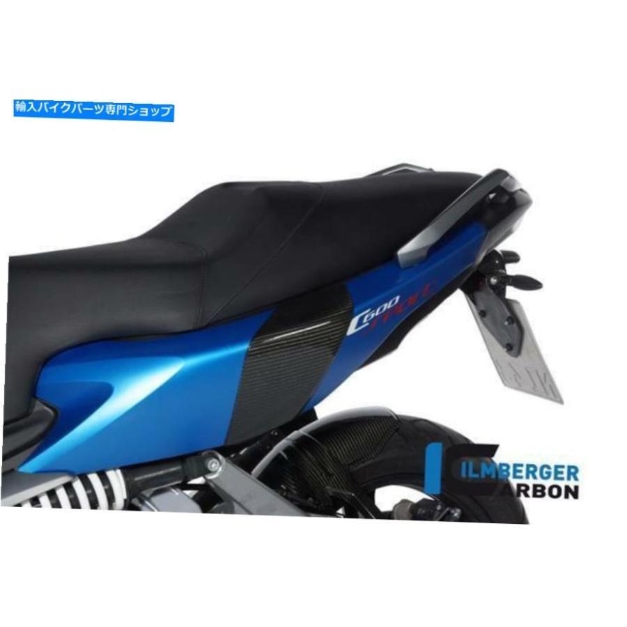 カーボン IlmbergerカーボンファイバーリアクラッシュパッドセットBMW C600 Sport 2012 2013 2014 2015 Ilmberger Carbon Fibre Rear Crashpad Set BMの画像