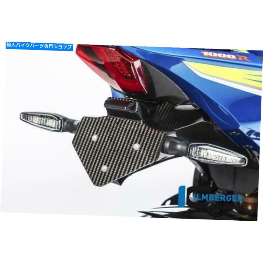 カーボン Ilmberger光沢カーボンテールTidyナンバープレートホルダースズキGSXR1000 R 2018 L8 Ilmberger GLOSS Carbon Tail Tidy Number Plate Holdeの画像