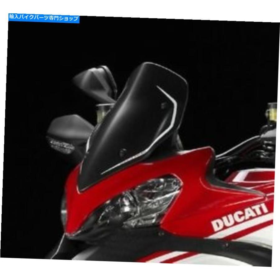 カーボン DUCATIカーボンマットウィンドブレイクウインドシールドディスクマルチスライダ1200 2013 - 2014 Ducati Carbon Matte Windbreak Windshield
