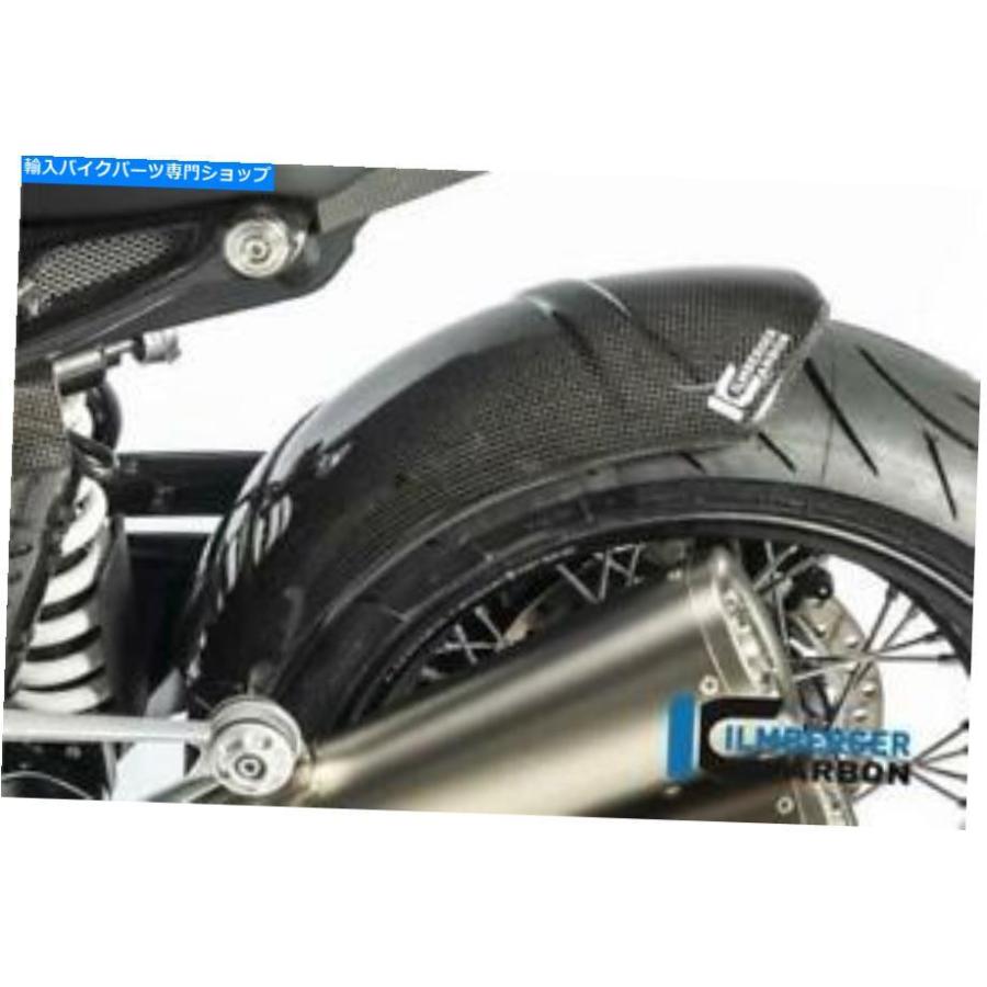 カーボン Ilmberger Gloss Carbon Fiber（レトロスタイル）リアハガマッドガードBMW Rninet 2020 Ilmberger Gloss Carbon Fibre (Retro Style) Rear H