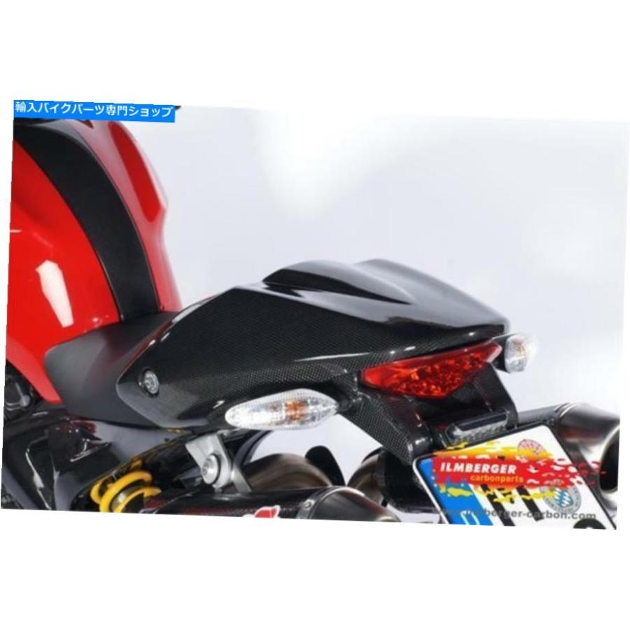 カーボン Ilmberger Gloss Carbon繊維シートカバームーフカウルドゥカティモンスター696 2010 Ilmberger GLOSS Carbon Fibre Seat Cover Hump Cowl Du