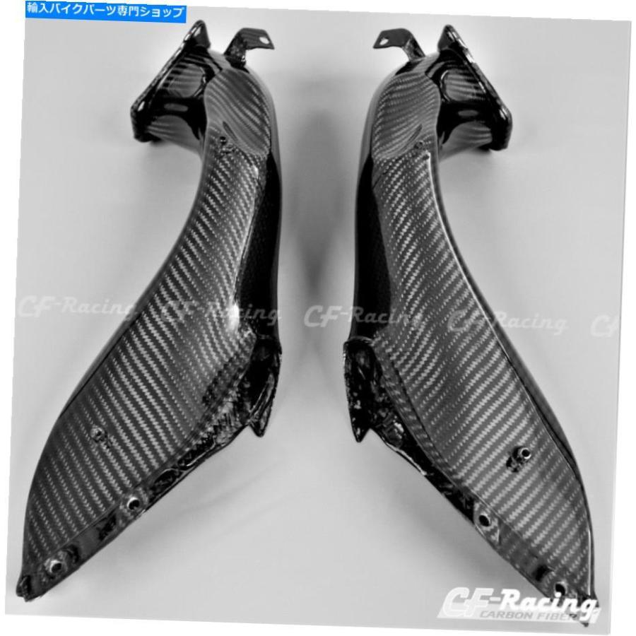 カーボン 2009-2019 Aprilia RSV4 RR / RF空気吸気チューブ - 100％炭素繊維 2009-2019 Aprilia RSV4 RR/RF Air Intake Tubes - 100% Carbon Fiberの画像