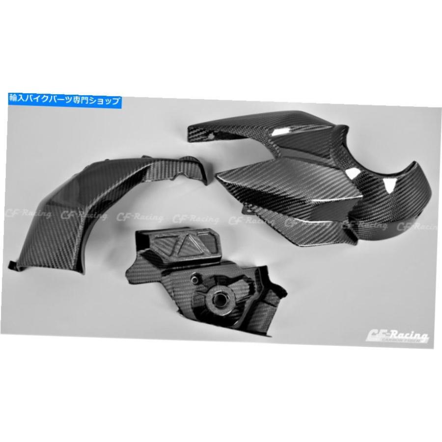 カーボン ホンダVFR1200F横型エンジンパネル（2010） - 100％炭素繊維 Honda VFR1200F Lateral Engine Panels (2010) - 100% Carbon Fiber_1