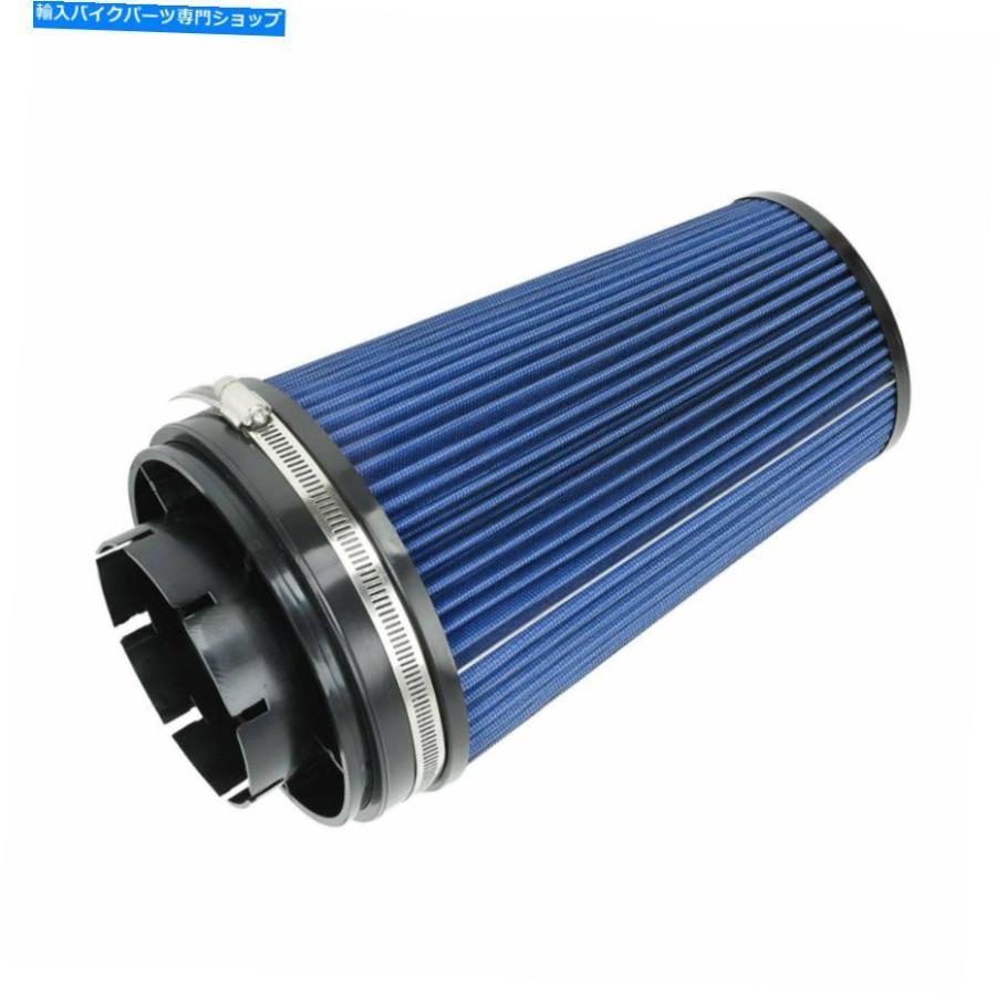エアフィルター Silverado / Sierra 4 \"入口冷間摂取量高フローラウンドコーンブルーエアフィルター Fit Silverado/Sierra 4\"" Inlet Cold Intake High"