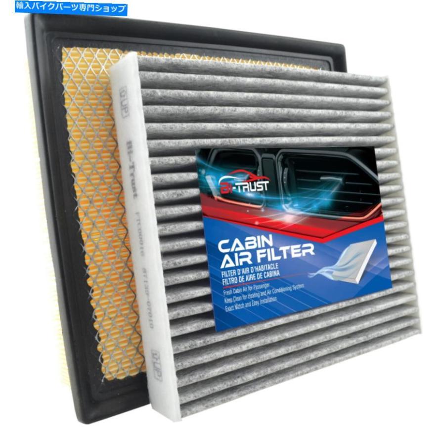 エアフィルター トヨタカムリシエナハイランダーNX200T NX300用エンジン＆カーボンキャビンエアフィルター Engine \u0026 Carbon Cabin Air Filter for Toy