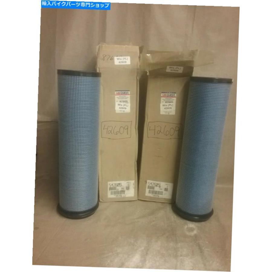 エアフィルター WIX交換42609エアフィルター（2枚） Wix Replacement 42609 Air Filter (Lot Of 2)