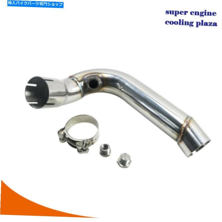 サイレンサー ステンレス鋼鋼の排気ガスマフラーミッドパイプキットフィット2007-2017 08 09ホンダCBR600RR Stainless Steel Exhaust Muffler Mid Pipe Kit インナーサイレンサー-バイク-車、バイク、自転車