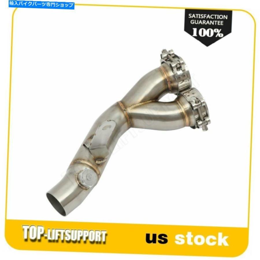 サイレンサー ヤマハYZF-R6 2006-2020用SSエキゾーストマフラーミッドリンクパイプ SS Exhaust Muffler Mid Link Pipe For Yamaha YZF-R6 2006-2020 バイク-インナーサイレンサー
