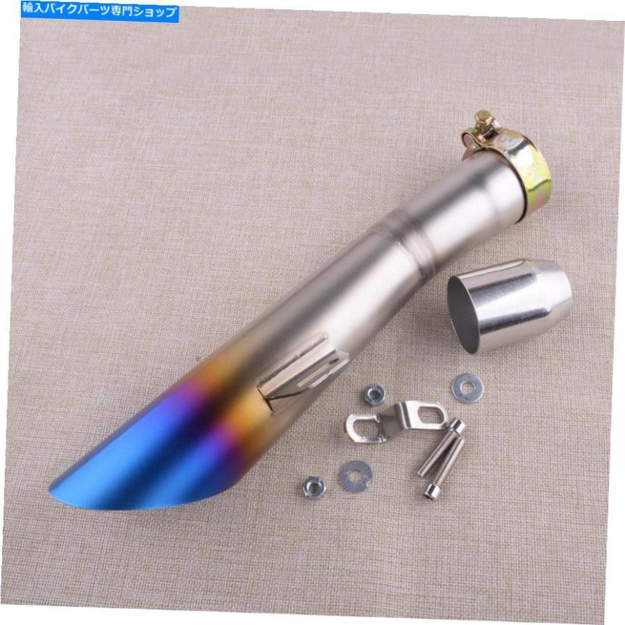 サイレンサー ヤマハYZF-R6 2008-16のためのオートバイスリップオン排気マフラーテールパイプフィット Motorcycle Slip-On Exhaust Muffler Tail Pipe