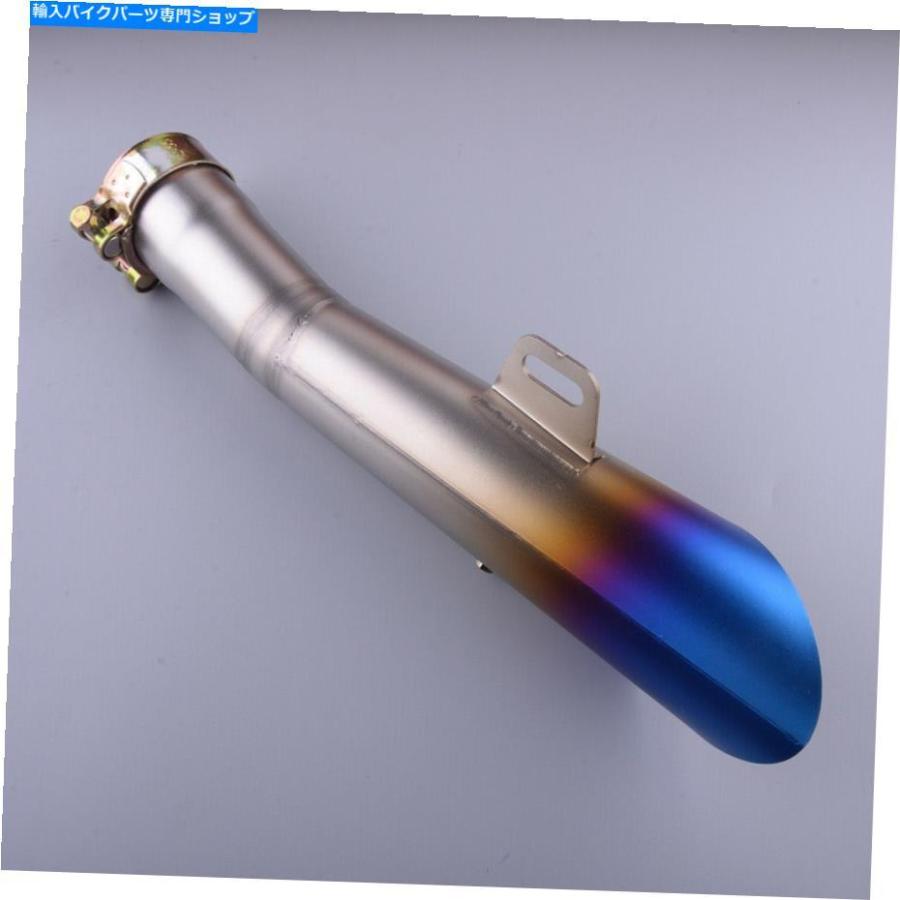 サイレンサー ヤマハYZF-R6 2008-2016のためのスリップオン排気マフラーテールパイプサイレンサーフィット Slip-On Exhaust Muffler Tail Pipe Silenc