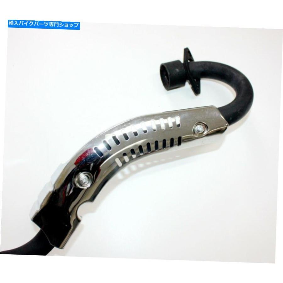 サイレンサー 排気パイプマフラーシステム200CC 250ccブルスタイルファームクワッドダートバイクATVバギー Exhaust Pipe Muffler System 200cc 250cc_2