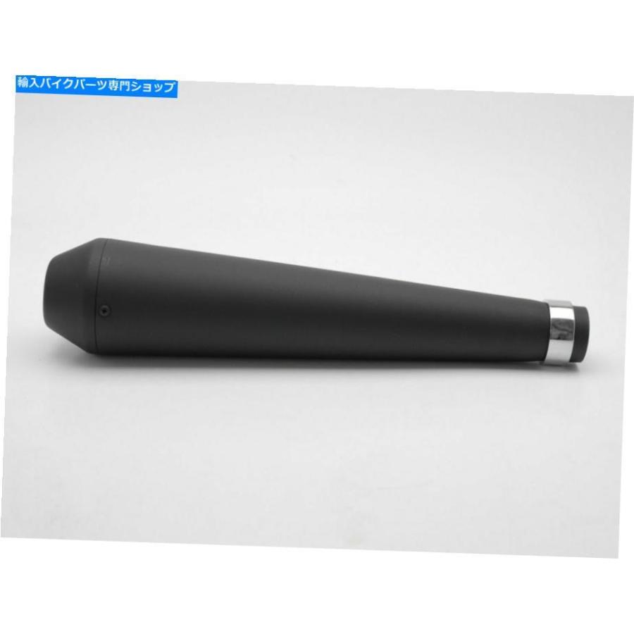 サイレンサー マフラー、リバースコーンメガホン、ショック、ブラック、カフェレーサー、トラッカー、習慣 Muffler, Reverse Cone Megaphone, Shorty,