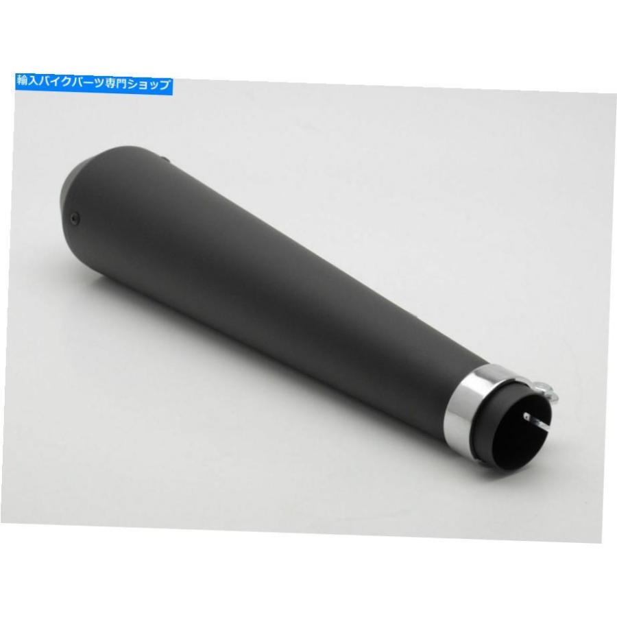 サイレンサー マフラー、リバースコーンメガホン、ショック、ブラック、カフェレーサー、トラッカー、習慣 Muffler, Reverse Cone Megaphone, Shorty,_2