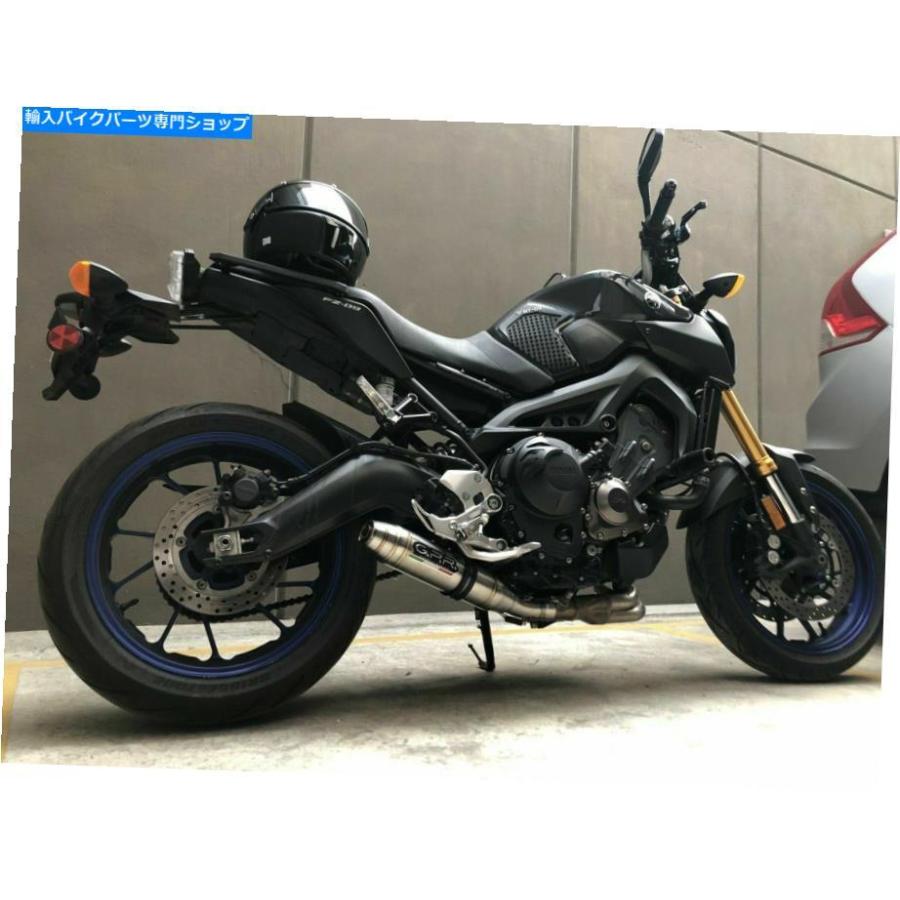 サイレンサー ←MT-09 FZ-09 2014/16排気スポンサスポーチトーンGPRメストイタリア製 - オリジナルのタイトルを表示する ヤマハ MT-09 FZ-09 2014/16