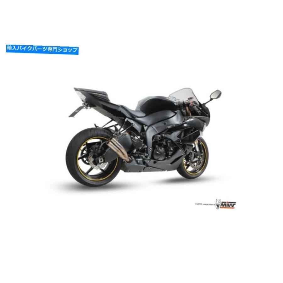 らりあん サイレンサー MIVVエキゾーストマフラーホルマンポタタンカワサキZX-6
