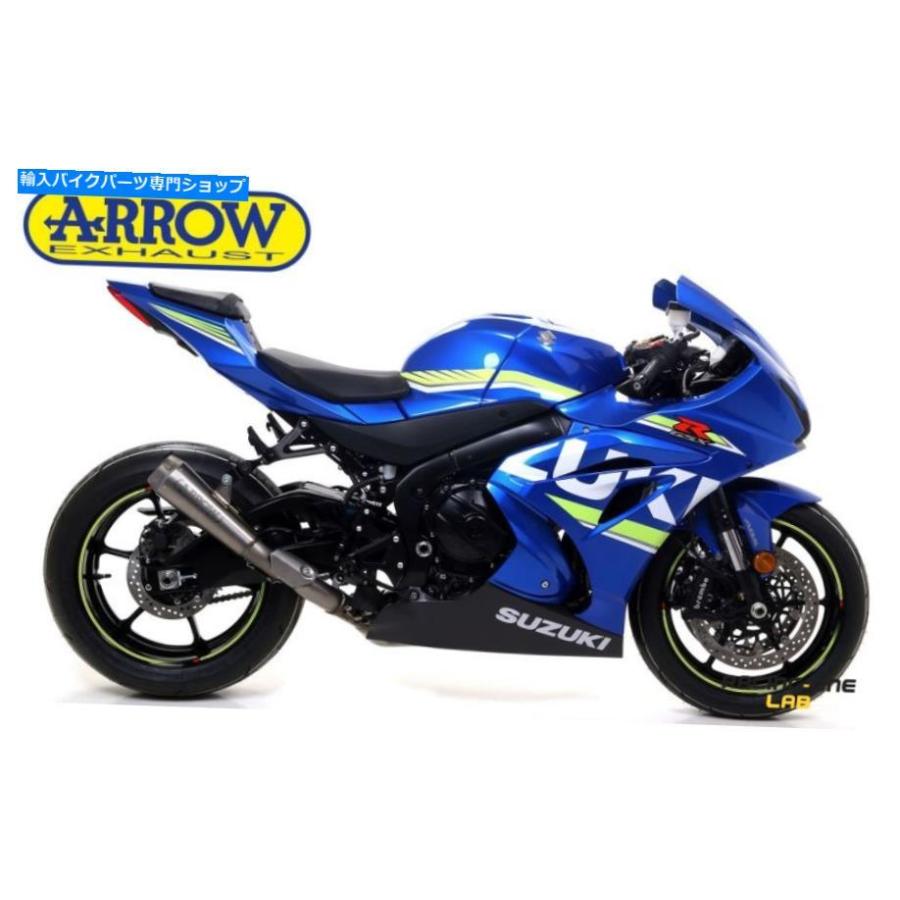 サイレンサー パーストゥラーアローレースのチタニウムRC鈴木GSX-R 1000 R 2017 2021用 - 一風変わったのかた書きを見せびらかす エキゾーストマフラー ARROW PR 車、バイク、自転車-バイク