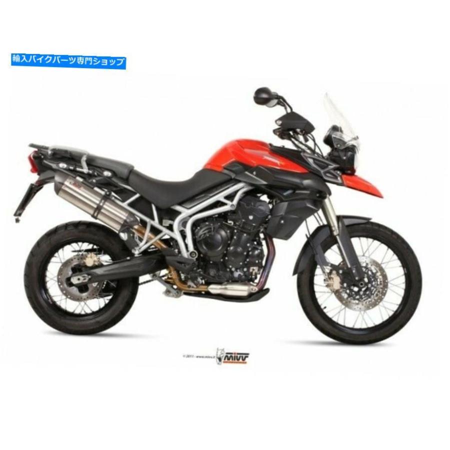 サイレンサー T.011.L7 - デイビング=カラーMIVV Suono Steel Triumph Tiger 800 2011> - オリジナルのタイトルを表示する T.011.L7 - サイレンサー排の画像