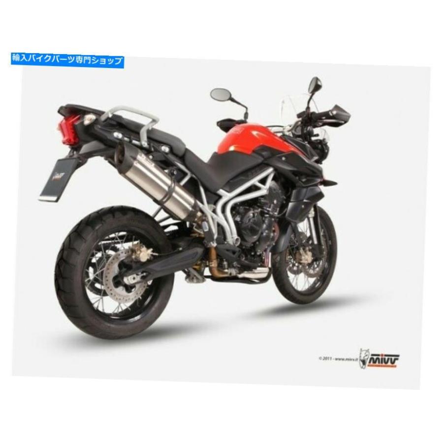 サイレンサー T.011.L7 - デイビング=カラーMIVV Suono Steel Triumph Tiger 800 2011> - オリジナルのタイトルを表示する T.011.L7 - サイレンサー排の画像