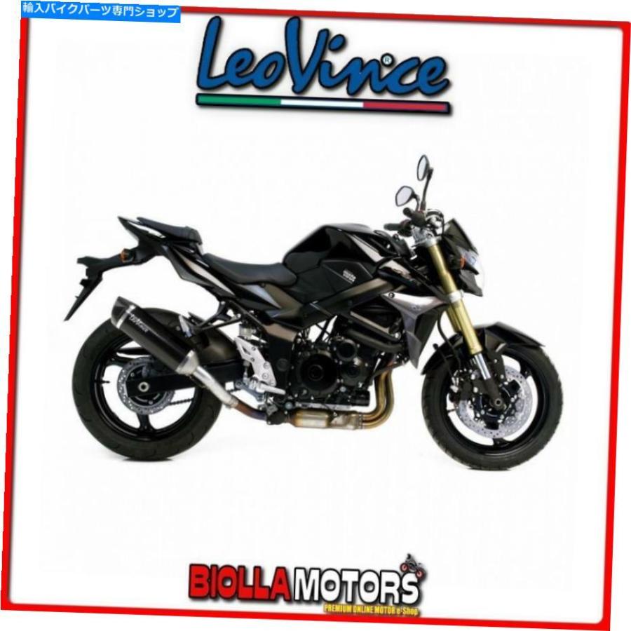 サイレンサー 14010サイレンサーレヴィンススズキGSX-S 750 2014 - LV 1 EVOインオックスダーク/カーボン 14010 SILENCER LEOVINCE SUZUKI GSX-S 750