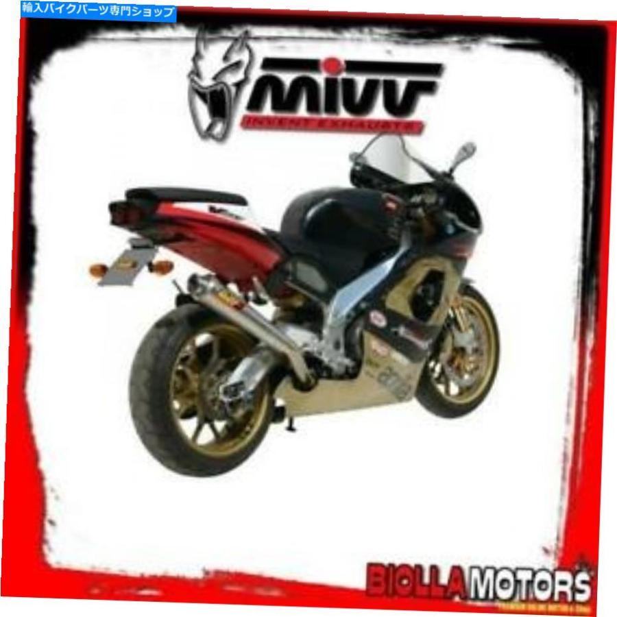 サイレンサー A.001.LC3サイレンサーMIVV Aprilia RSV 1000 2001- 1000cc X-CONE INOX / INOX規格 A.001.LC3 SILENCER MIVV APRILIA RSV 1000 2001- 1