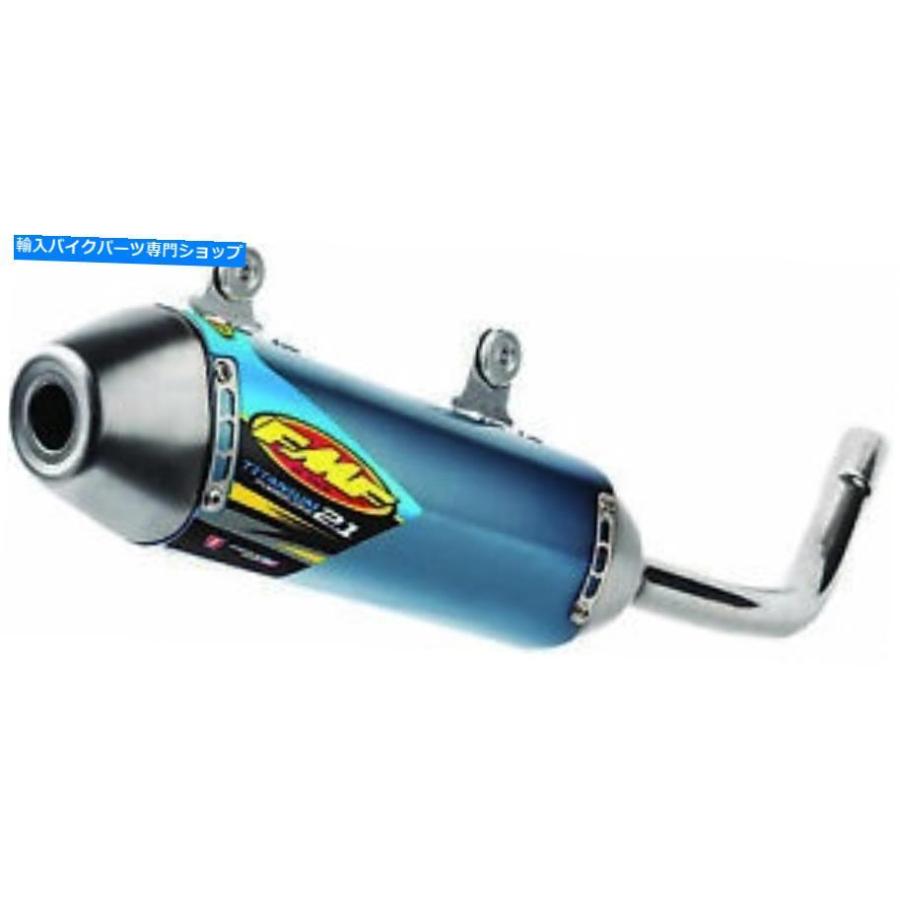サイレンサー FMFレーシング025209 PowerCore 2.1サイレンサー、チタン FMF Racing 025209 PowerCore 2.1 Silencer, Titanium